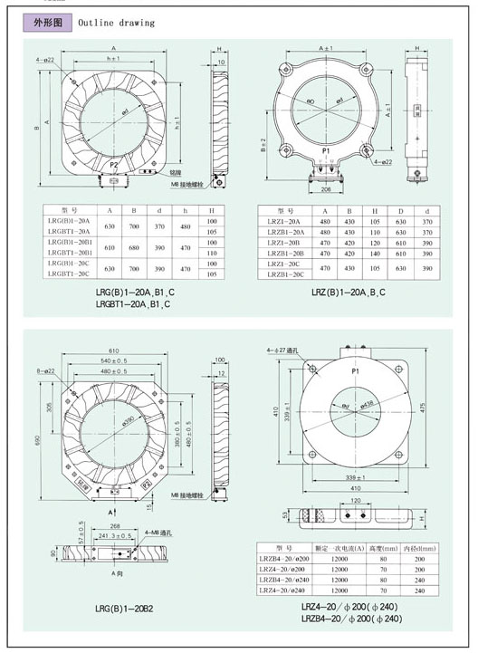 15-24kV套管式電流互感器